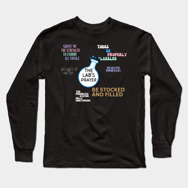 THE LAB'S PRAYER Long Sleeve T-Shirt by TreSiameseTee